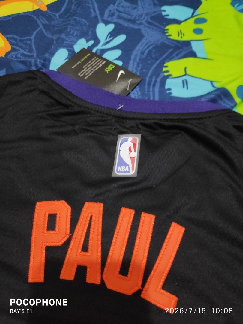 NBA Jersey (Category: Activewear) located in Pagsanjan. Submitted by rays-days (Listing ID 1457317188, Image 2). Description: - Chris Paul #3 Phoenix Suns Jersey - Features 'The Valley' graphic - Made with Nike Dri-FIT material - off pm me meet up around SANTA CRUZ LAGUNA for shipping, buyer will shoulder the fees .