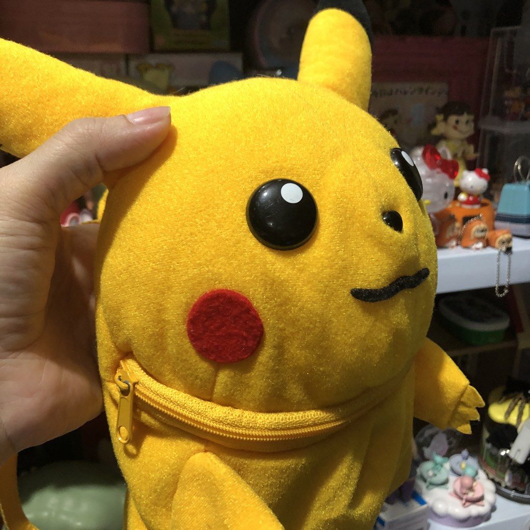 NINTENDO POKEMON PIKACHU BACKPACK BAG (Category: Babies & Kids Fashion) located in Quezon City. Submitted by kitsune.treasures (Listing ID 1457206125, Image 2). Description: *First to pay policy! *1 day reservation only. Failure to pay on time, auto cancel. 📍Quezon City * MOD: J&T | Lalamove * MOP: GCASH | BPI 📦ON HAND AND READY TO SHIP! CONDITION: WHAT YOU SEE IS WHAT YOU GET. Dimensions: Kindly check the photos for the actual measurements. Pl