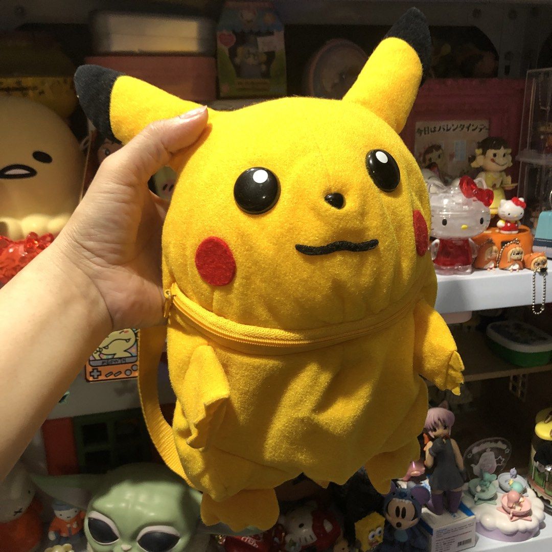 NINTENDO POKEMON PIKACHU BACKPACK BAG (Category: Babies & Kids Fashion) located in Quezon City. Submitted by kitsune.treasures (Listing ID 1457206125, Image 1). Description: *First to pay policy! *1 day reservation only. Failure to pay on time, auto cancel. 📍Quezon City * MOD: J&T | Lalamove * MOP: GCASH | BPI 📦ON HAND AND READY TO SHIP! CONDITION: WHAT YOU SEE IS WHAT YOU GET. Dimensions: Kindly check the photos for the actual measurements. Pl