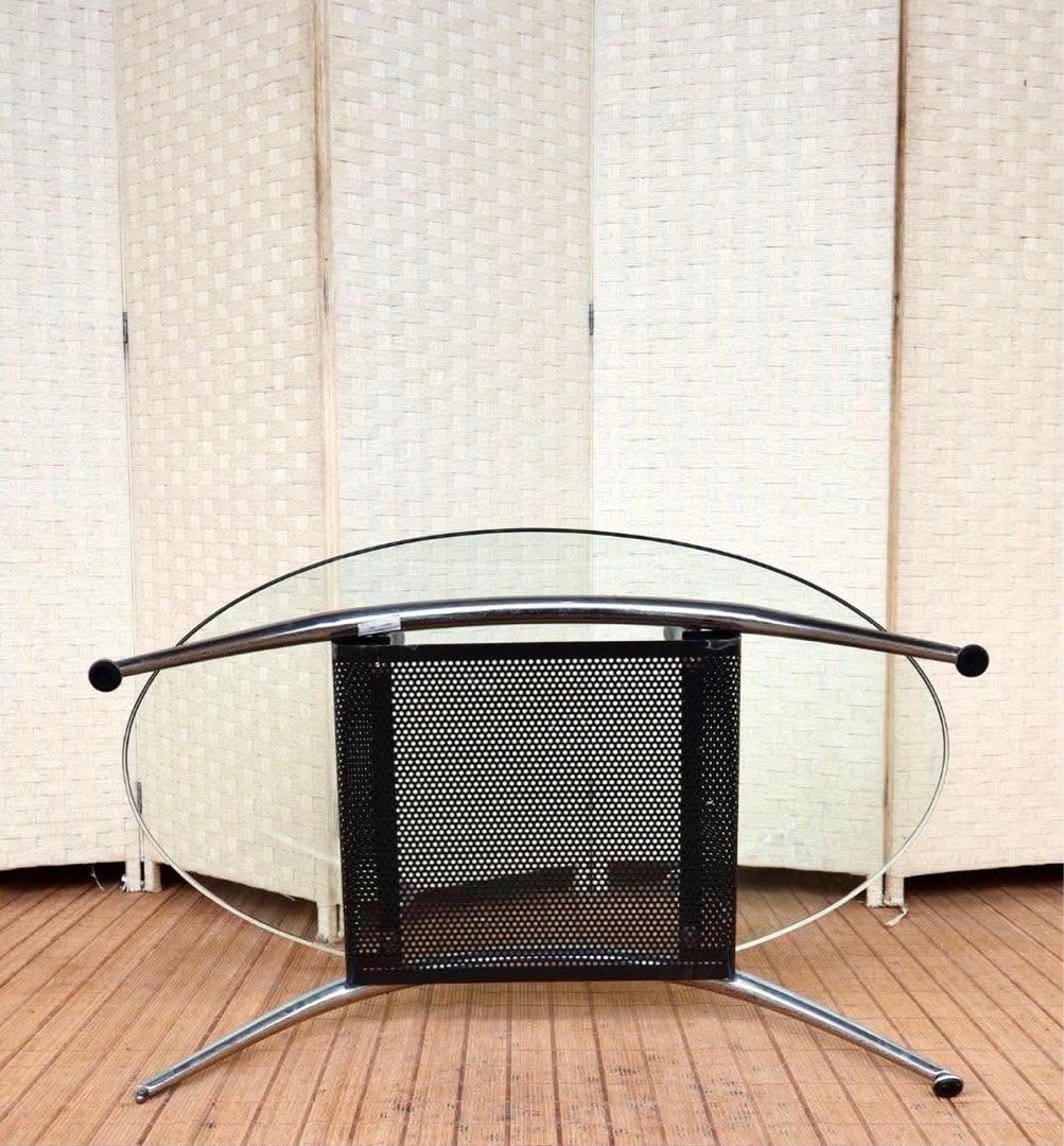 NITORI" OVAL SHAPE GLASS CENTER TABLE (Category: Other Home Furniture) located in Manila. Submitted by _chinixx (Listing ID 1457286226, Image 2). Description: JAPAN SURPLUS FURNITURE "NITORI" OVAL SHAPE GLASS CENTER TABLE Size 40.5L x 23.5W x 15.5H in inches (AS-IS ITEM) *Minimal Scratch Only IN GOOD CONDITION.