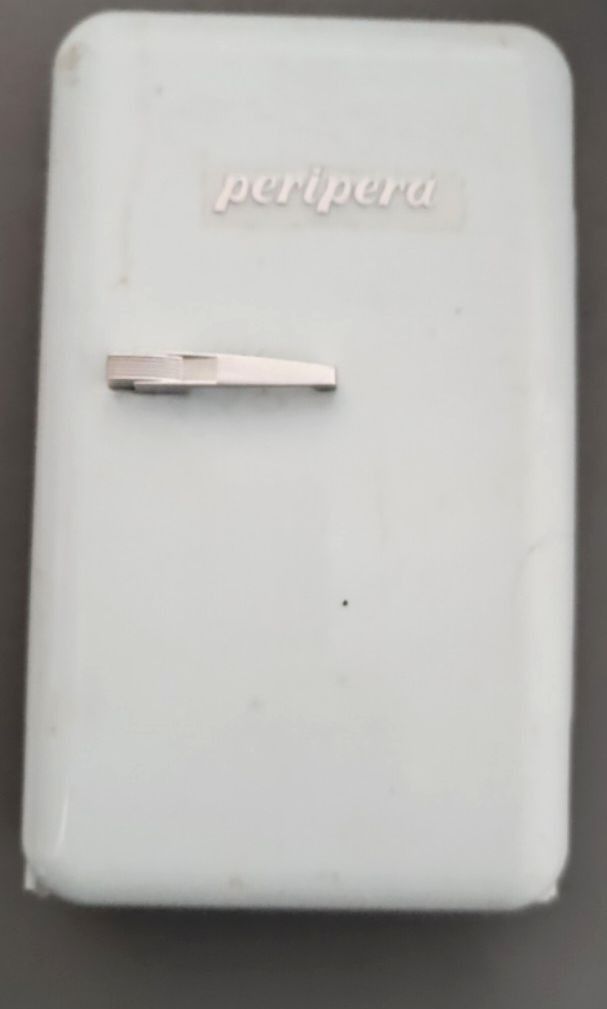 Original Peripera Mini Fridge Toy with Accessories (Category: Refrigerators and Freezers) located in Imus. Submitted by purple_rain17 (Listing ID 1457280347, Image 3). Description: 💜Fridge door opens to reveal shelves inside. ❤️ Ideal for collectors or as a fun prop. Peripera Mini Fridge Collectible + Mini Accessories ✨ Adorable light blue mini fridge from Peripera ✨ Includes miniature accessories shown in photos ❌ No original lipsticks/makeup i