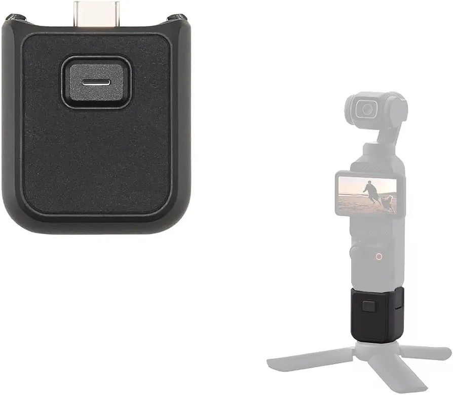 Osmo Pocket 3 Handle With 1/4" Thread (Category: Batteries & Chargers) located in Makati City. Submitted by Lily_21 (Listing ID 1457218756, Image 1). Description: Original Handle with 1/4″ Thread for DJI OSMO Pocket 3/4/4P Tripod Adapter Mount OEM Replacement Accessory. Used as a tripod adapter or extended charging port. Compatibility: Osmo Pocket3, Osmo Pocket 4, Osmo Pocket 4P.