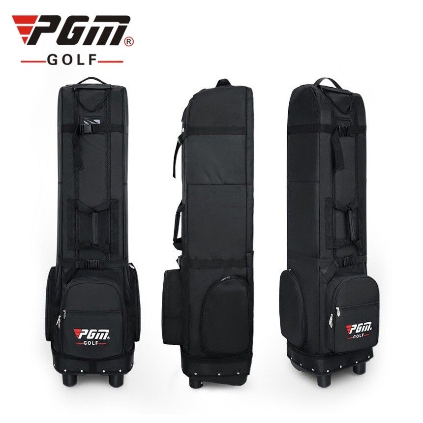 PGM Golf Travel Bag with Wheels (Category: Golf) located in Quezon City. Submitted by romex_digital (Listing ID 1457183475, Image 1). Description: For order and details click here 🙏 https://spoo.me/13VUZbD https://spoo.me/13VUZbD - Black PGM golf travel bag - Durable material with reinforced base - Built-in wheels for easy transport - Multiple handles for convenient carrying - External pockets for accessories - Protects your golf clubs during tr