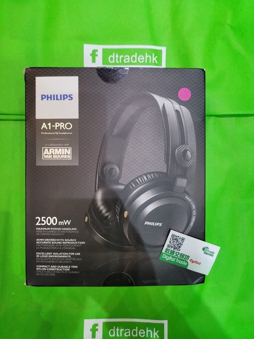 Philips A1 pro （分類：頭戴式/罩耳式耳機）位於 Hong Kong。 由 jpdtrade 提交（商品編號 1457236809，圖片 1）。簡介： 優質二手 (USED) 產品狀況 :95% new 配件 : 包裝全齊 售價：HK$ 550 有意可於旺角地鐵站 (Mongkok MTR ) 或 可到旺角 皆旺商業大廈2103室 選購 Room2103 ,21Floor , Richmond Commercial Building 109 Argyle Street , Mong Kok , Kowloon , Hong Kong 營業時間: 星期日- 至四11:00-20:30 星期五11:00-19:00 星期六12:00-20:30 如有任何查詢 報價買賣查詢可致電或Whats_App:5503 4441。