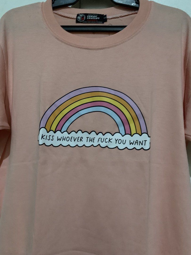 Pink Graphic Shirt (Category: Shirts) located in Manila. Submitted by _wtfrn (Listing ID 1457184237, Image 3). Description: Selling my preloved but well loved clothes🎀 📌Brand: Cosmic Concept Manila 📌Size: M 📌Used 2-3x (no flaws) 📌Color may vary due to lightning 📍Quezon City 🛵Lalamove & Meet up nearby 💌: message me if your interested and will give you discounts🤗 .