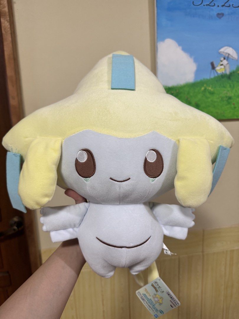 Pokemon Jirachi Plush Toy Big Size (Category: Plushies & Soft Toys) located in Cainta. Submitted by kamisama.o.o (Listing ID 1457313356, Image 1). Description: - Authentic Bandai Spirits product - Brand new with tags still attached.
