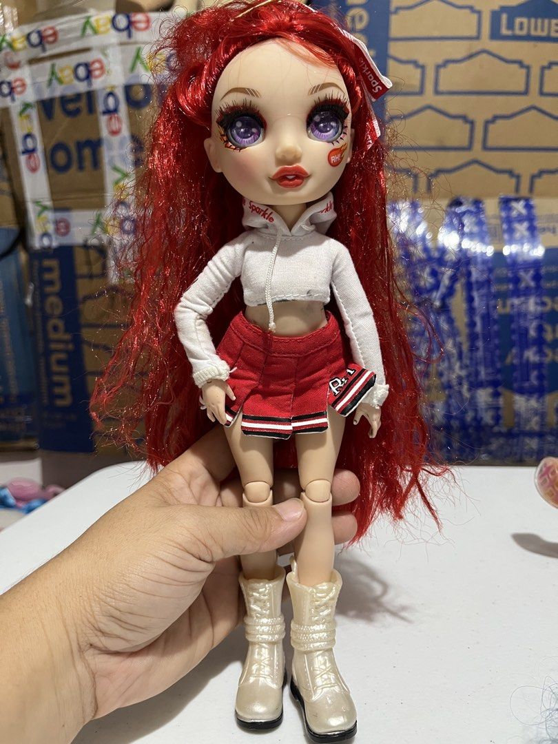 Rainbow High Dolls - Various Characters (Category: Kids Toys) located in Bugallon. Submitted by aennleeza (Listing ID 1457161860, Image 1). Description: 600 each - Collection of Rainbow High Dolls available. - Features characters with red, blue, and purple hair. - Each doll includes multiple outfits and accessories. - Ideal for collectors or playtime..