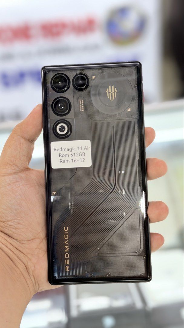 Redmagic 11 Air (Category: Android Others) located in Pasig City. Submitted by amirahdb (Listing ID 1457249296, Image 1). Description: REDMAGIC 11 Air 5G— PREOWNED ₱45,999 ONLY • 512GB Storage • 16GB + 12GB RAM • Black Color • Dual SIM • Openline — Any SIM • Face Recognition ✓ • Fingerprint ✓ • Unli Check • Unli Reset • No Issue INCLUSIONS: Adapter + Cable Original MODE OF PAYMENT: Cash — Preferred GCash Bank Transfer Credit Card + Terminal Fee G