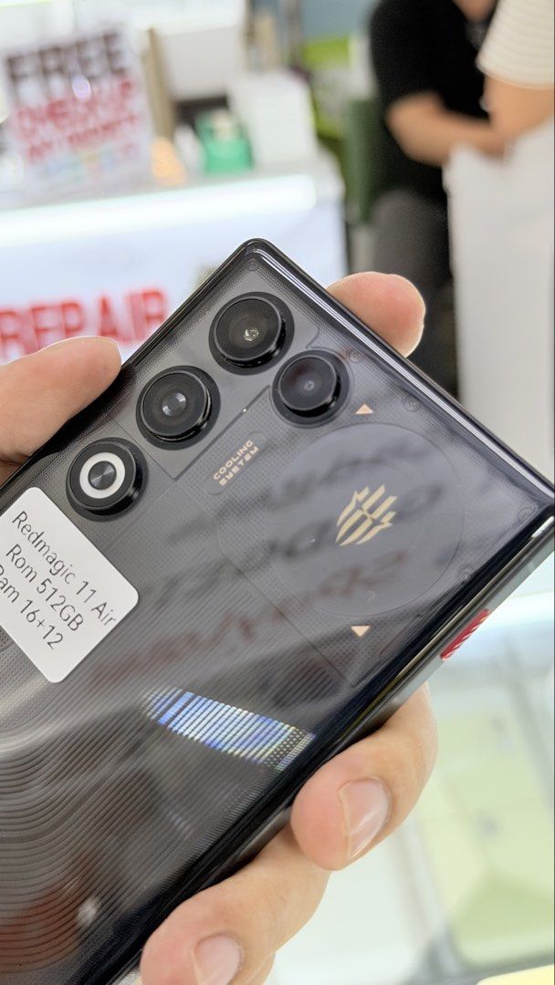 Redmagic 11 Air (Category: Android Others) located in Pasig City. Submitted by amirahdb (Listing ID 1457249296, Image 3). Description: REDMAGIC 11 Air 5G— PREOWNED ₱45,999 ONLY • 512GB Storage • 16GB + 12GB RAM • Black Color • Dual SIM • Openline — Any SIM • Face Recognition ✓ • Fingerprint ✓ • Unli Check • Unli Reset • No Issue INCLUSIONS: Adapter + Cable Original MODE OF PAYMENT: Cash — Preferred GCash Bank Transfer Credit Card + Terminal Fee G