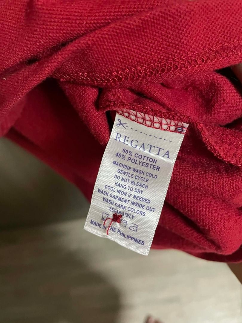 REGATTA POLO SHIRT (Category: Tshirts & Polo Shirts ) located in Caloocan City. Submitted by chapter_01 (Listing ID 1457191307, Image 2). Description: - Authentic - No issues, Slightly used only Size: M to L 20 width x 28 length - Negotiable.