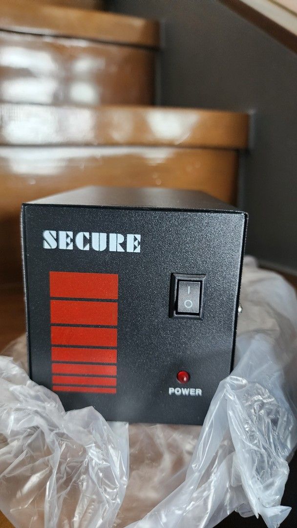 SECURE Automatic Voltage Regulator AVR No. 1 Computer (Category: Other Accessories) located in Pasig City. Submitted by baronessedb (Listing ID 1457216415, Image 2). Description: - SECURE Automatic Voltage Regulator (AVR) - Protects computers and electronics from voltage fluctuations - Solid State Electronic design for reliable performance - Affordable and high-performance - Features 3 outlets and a built-in fuse - Convenient power switch with in