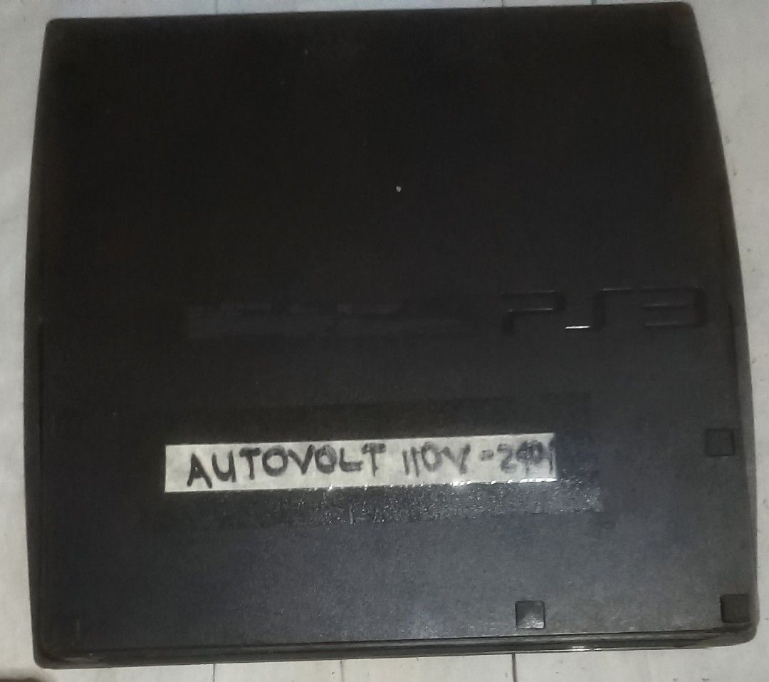 Sony PlayStation 3 PS3 CECH-3001B Console (Category: PlayStation) located in Bulacan. Submitted by carou13325 (Listing ID 1457178746, Image 2). Description: - Sony PlayStation 3 Console - Model: CECH-3001B - Color: Black - Manufacture Date: June 2011 - Power: Autovolt (110V - 240V) - All ports clearly shown in photos - Ready for its next owner! UNTESTED!!! - No cables to test Good for technicians and collectors Rubber foot still complete and inta