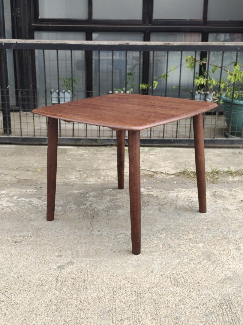 Square cushion dining table solid wood (Category: Tables & Sets) located in Cavite. Submitted by yourownspace.tgyty (Listing ID 1457217184, Image 1). Description: square cushion dining table, made of solid wood.