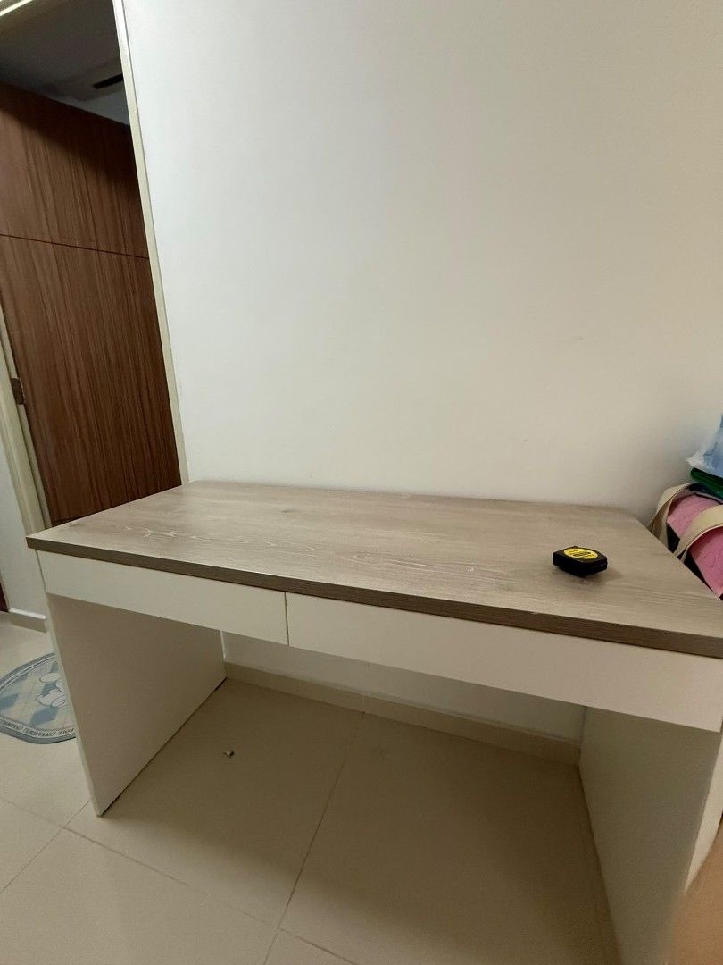 Study Table (Category: Tables & Sets) located in Singapore. Submitted by dazzle_sifoni (Listing ID 1457266533, Image 2). Description: width 50cm length 120cm height 75.5cm self collection at Yishun price negotiable.