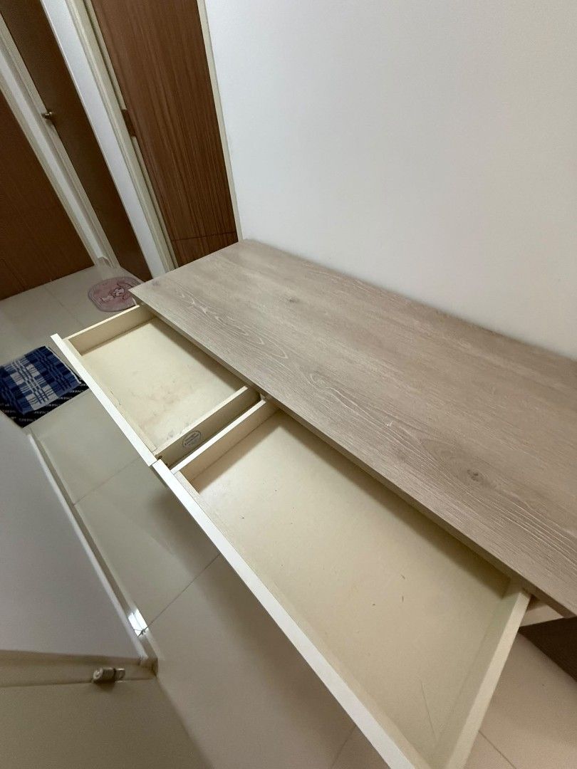 Study Table (Category: Tables & Sets) located in Singapore. Submitted by dazzle_sifoni (Listing ID 1457266533, Image 3). Description: width 50cm length 120cm height 75.5cm self collection at Yishun price negotiable.