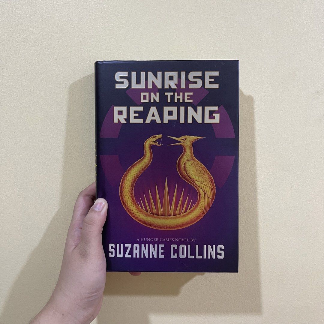 sunrise on the reaping hard cover (Category: Storybooks) located in Quezon City. Submitted by dprm12 (Listing ID 1457163155, Image 2). Description: ~ never read, bought from amazon ~ orig price is 1500 ~ slight tanning and foxing :( ~ price is nego! .