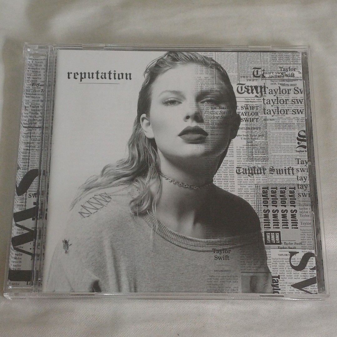 Taylor Swift - Reputation CD (Category: CDs & DVDs) located in Muntinlupa City. Submitted by litebritee (Listing ID 1457144444, Image 3). Description: Taylor Swift - Reputation CD: VG - NM - Slipcase has Some yellowing and Dirt but the jewel case is in good condition - poster has a small minor dent (not that noticeable) (Can Request More Photos).