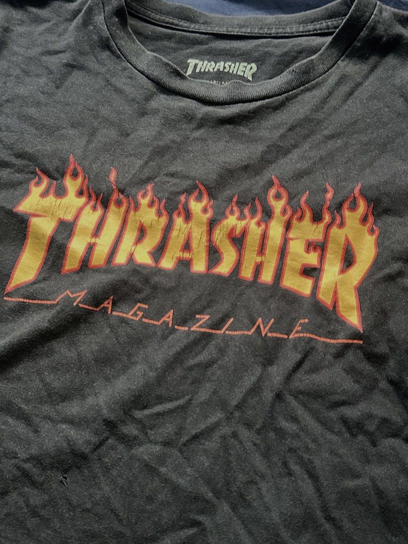 Thrasher Magazine Flame Logo T-Shirt (Category: Tshirts & Polo Shirts ) located in Manila. Submitted by _chimoshi (Listing ID 1457214863, Image 1). Description: - original thrasher rfs: decluttering .