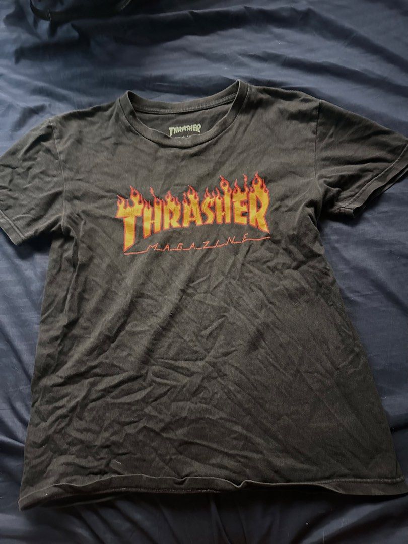 Thrasher Magazine Flame Logo T-Shirt (Category: Tshirts & Polo Shirts ) located in Manila. Submitted by _chimoshi (Listing ID 1457214863, Image 2). Description: - original thrasher rfs: decluttering .