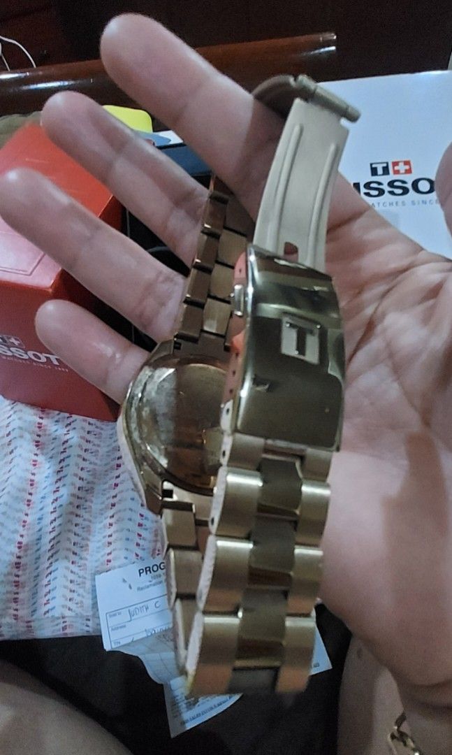 Tissot Ladys Watch PR 100 (Category: Luxury Watches) located in Talisay. Submitted by j-selectfinds (Listing ID 1457185457, Image 2). Description: selling my Preloved Tissot Pr100 chrono Ladys watch.With complete inclusions,.Box,diamond cert.Slightly used..