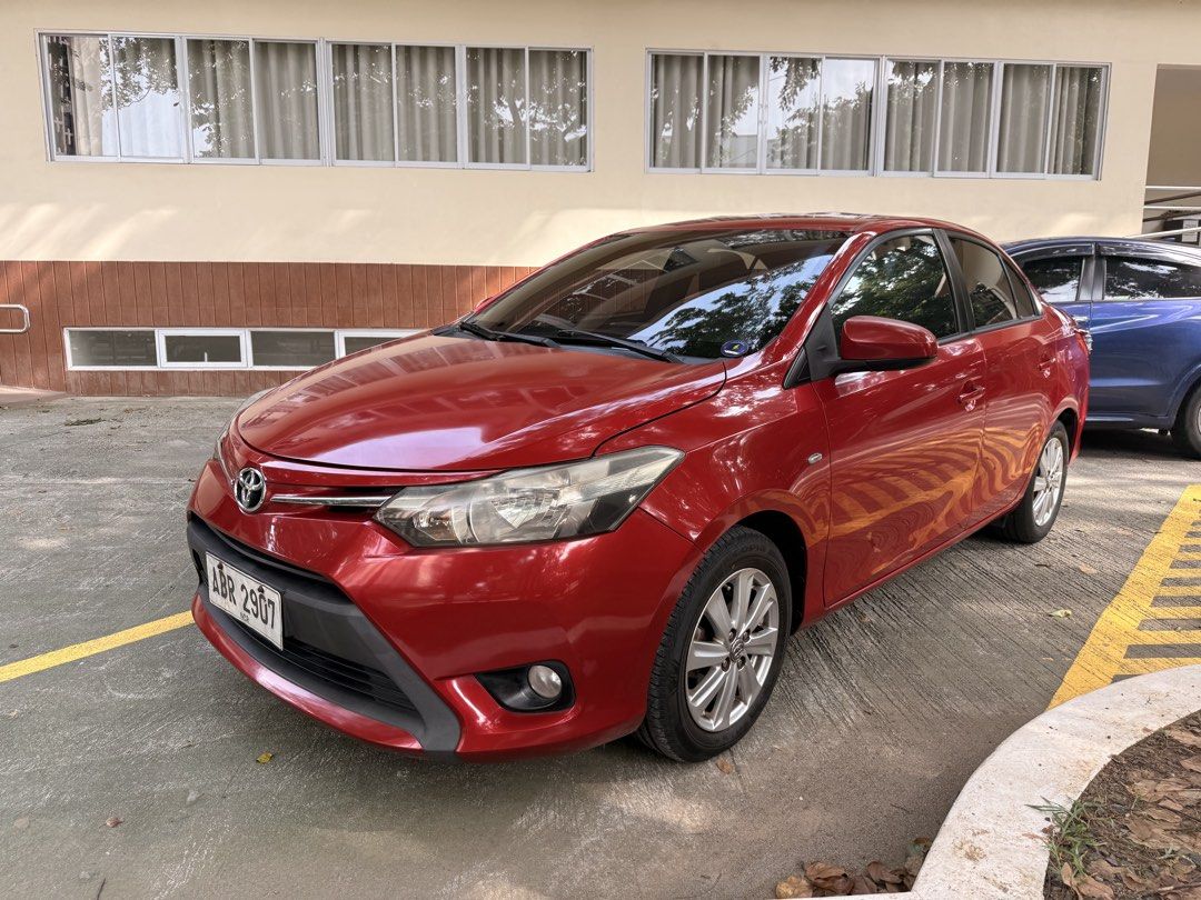 Toyota Vios 1.5 E (A) (Category: Used Cars) located in Quezon City. Submitted by Billy_Maldia (Listing ID 1457225631, Image 2). Description: FOR SALE‼️ “VIOS E" ✔️2015 Model ✔️Automatic Transmission ✔️All Power ✔️110k mileage ✔️Cold AC ✔️No history of overheating ✔️Tested Long drive ✔️Complete/Clean Legal papers ✔️Open Deed Of Sale ✔️Registered Some parts are fade Minor scratches But No history of accident 💵FOR CASH: 350.000.00 Negotiable Upon V