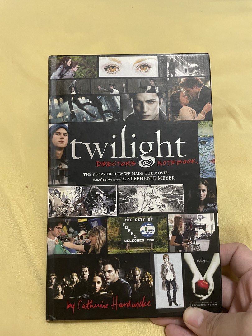 Twilight Directors Notebook (hardbound) (Category: Storybooks) located in Taguig. Submitted by armeh_ (Listing ID 1457184072, Image 1). Description: 📖 Twilight Movie Director’s Notebook * Features behind-the-scenes photos * Includes storyboard sketches * Contains personal notes from the director * Details the adaptation of the book to screen * Essential for any Twilight fan Issue/Condition: * Minor flaw on the front and back covers, with slight 