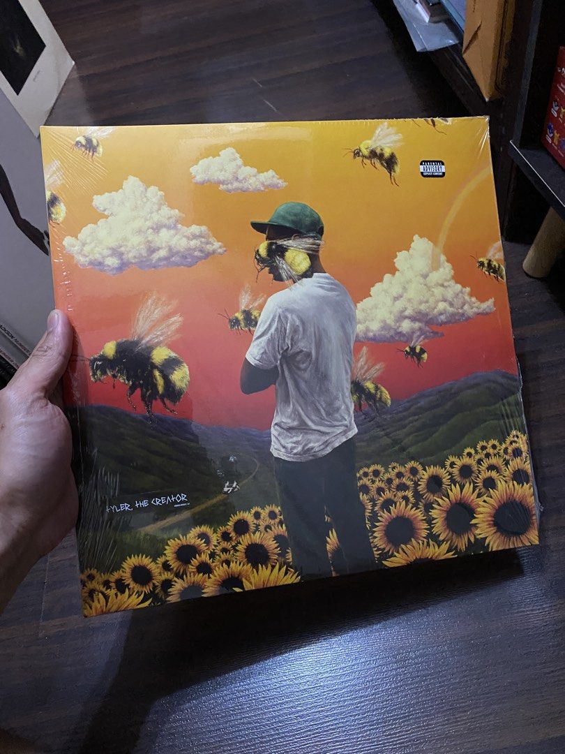 Tyler, The Creator - Igor Vinyl Record (Category: Vinyls) located in Manila. Submitted by tokirecords.ph (Listing ID 1457255502, Image 1). Description: - Tyler, The Creator's 'Igor' album on vinyl. - Features iconic album art with bees and sunflowers. - Back cover includes a large bee graphic. - Brand new, still sealed in original plastic wrap. - A must-have for Tyler, The Creator fans and hip-hop collectors..