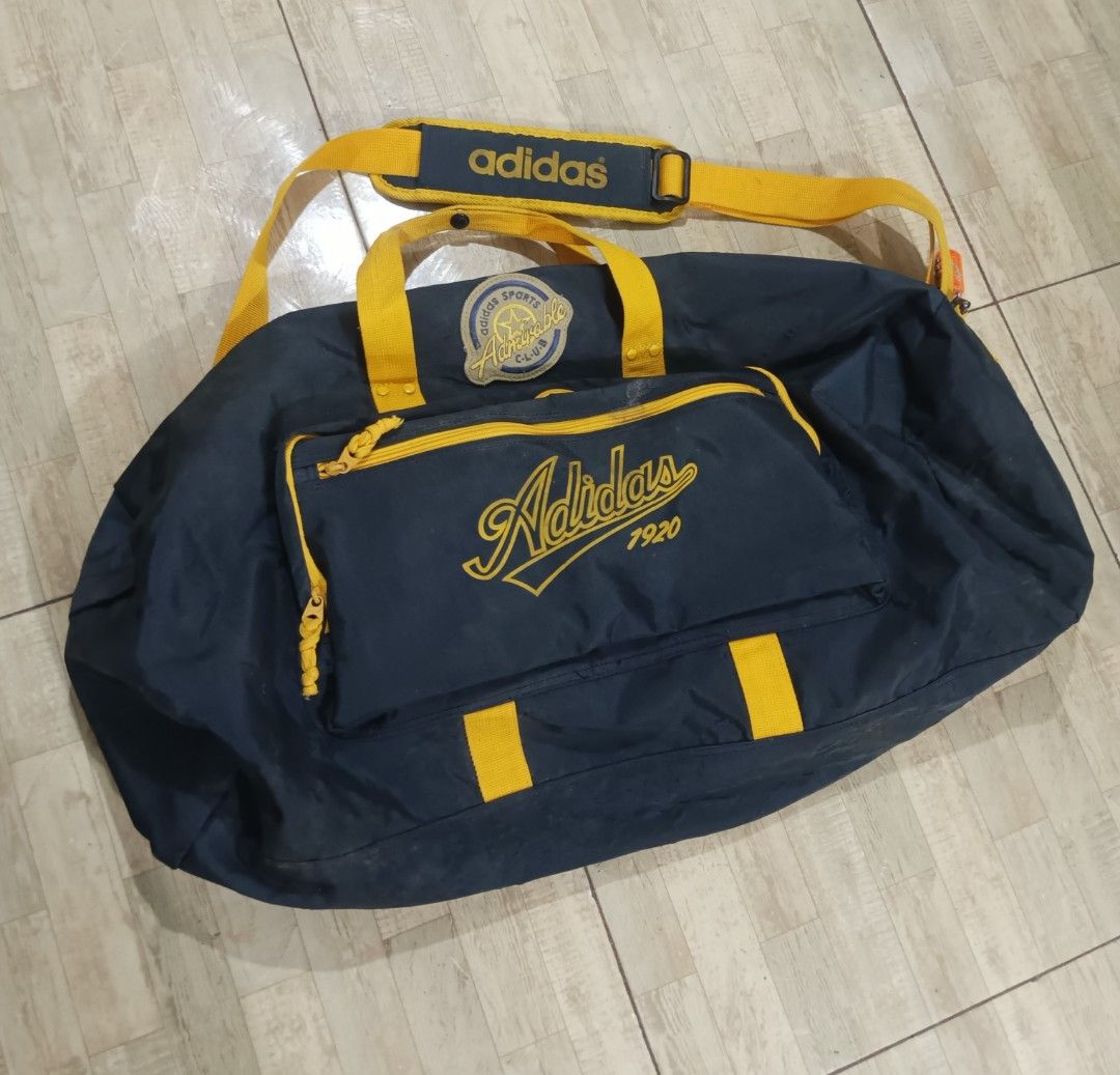 Vintage 80's Adidas Duffle Bag (Category: Sling Bags) located in General Santos City (Dadiangas). Submitted by silvervintage77 (Listing ID 1457257557, Image 2). Description: Vintage 80's Adidas Duffle Bag Excellent 9.5/10 color rate Size 25 X18 Sign of used Vintage 80's Crispy Condition.
