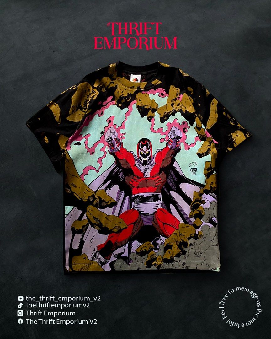 Vintage Vitamin Marvel X-Men (Category: Tshirts & Polo Shirts ) located in Naga. Submitted by thrift_emporium (Listing ID 1457254990, Image 3). Description: SIZE ON TAG: M DIMENSIONS (W x L): 24 X 28 COLOR RATE: 9/10 ISSUE: Minimal paint scratch PRICE: 4,500 -Item color may vary due to lighting. -Please manage your expectations. -Items are thrifted and not brand new. & we are not affiliated, associated, or in any way officially connected to the f