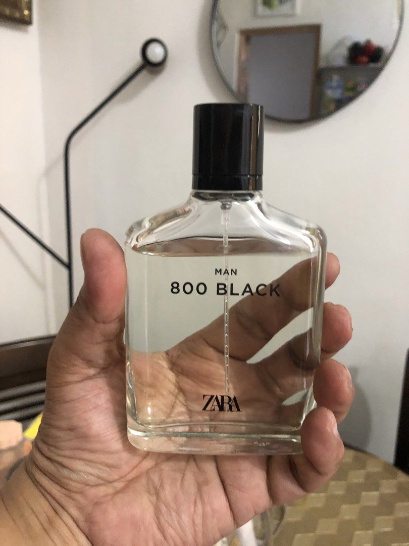 Zara man perfume 800 Black (Category: Fragrance & Deodorants) located in Lucena. Submitted by kweenritz (Listing ID 1457167346, Image 1). Description: Hello. Selling my Zara perfume. 100ml (partially consumed) see photos. Notes: woody citrus, saffron thing! Bought last August 1… selling for 600 only plus shipping fee. .