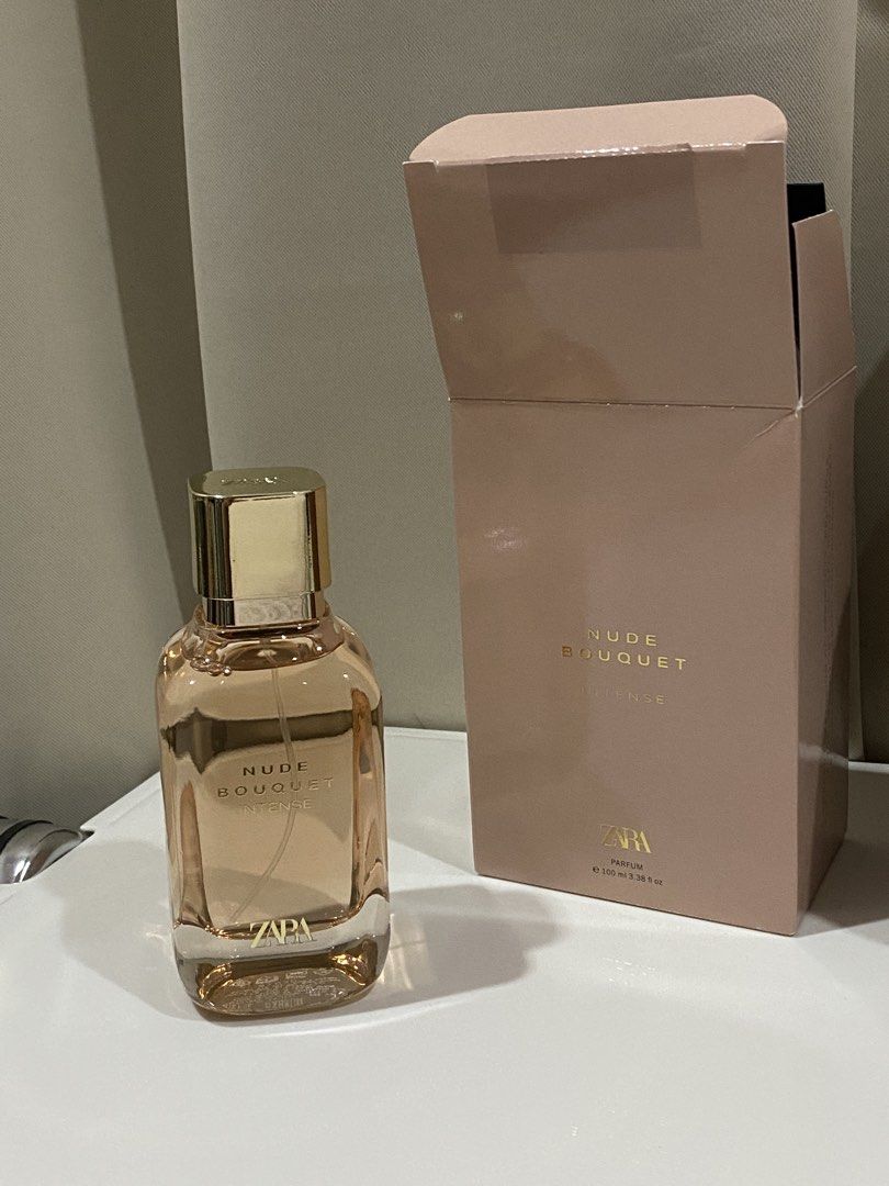 [Free shipping] Zara Nude Bouquet Intense Perfume 100ml (Category: Fragrance & Deodorants) located in Jaen. Submitted by destashwitha (Listing ID 1457259470, Image 2). Description: Got this for ₱2300 on 🍊app Comes with box and paper bag Dupe of Dior Blooming Bouquet but creamier ver.