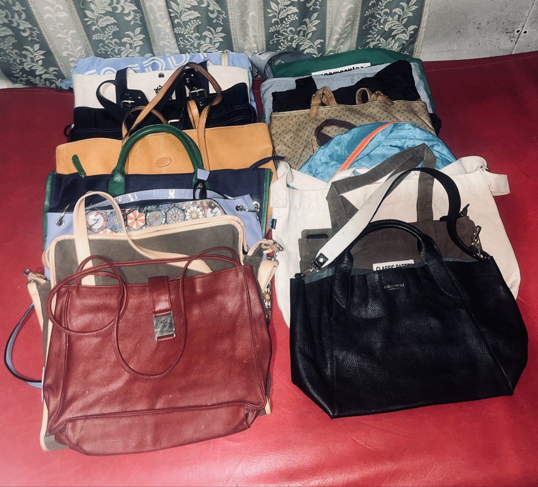 50+pcs Japan bags for take all (bundle) (Category: Shoulder Bags) located in Davao. Submitted by janna_soleil (Listing ID 1455499643, Image 3). Description: 👜 PRELOVED / JAPAN SURPLUS BAGS FOR SALE! 👜 Selling my 50+ pcs collection of preloved/ukay Japan surplus bags. Perfect for small businesses, resellers, or live selling! 💕 I’m selling these because I’m planning to focus on my other small business, so I’m letting go of my current bag stocks.