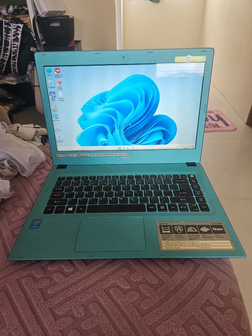 Acer Aspire E5-473 i3 5th gen (Category: Laptops & Notebooks) located in Bacoor. Submitted by ginaxis15 (Listing ID 1457422827, Image 1). Description: Rush Today Acer aspire E5-473 Last price: 3700 working no defect good battery specs: 14 inch slim wide intel core i3 2.0ghz (5th gen) 8gb ram 1TB hdd wifi ready bluetooth webcam dvdrom windows 11 with charger molino bacoor cavite di palagi online 09911820458.