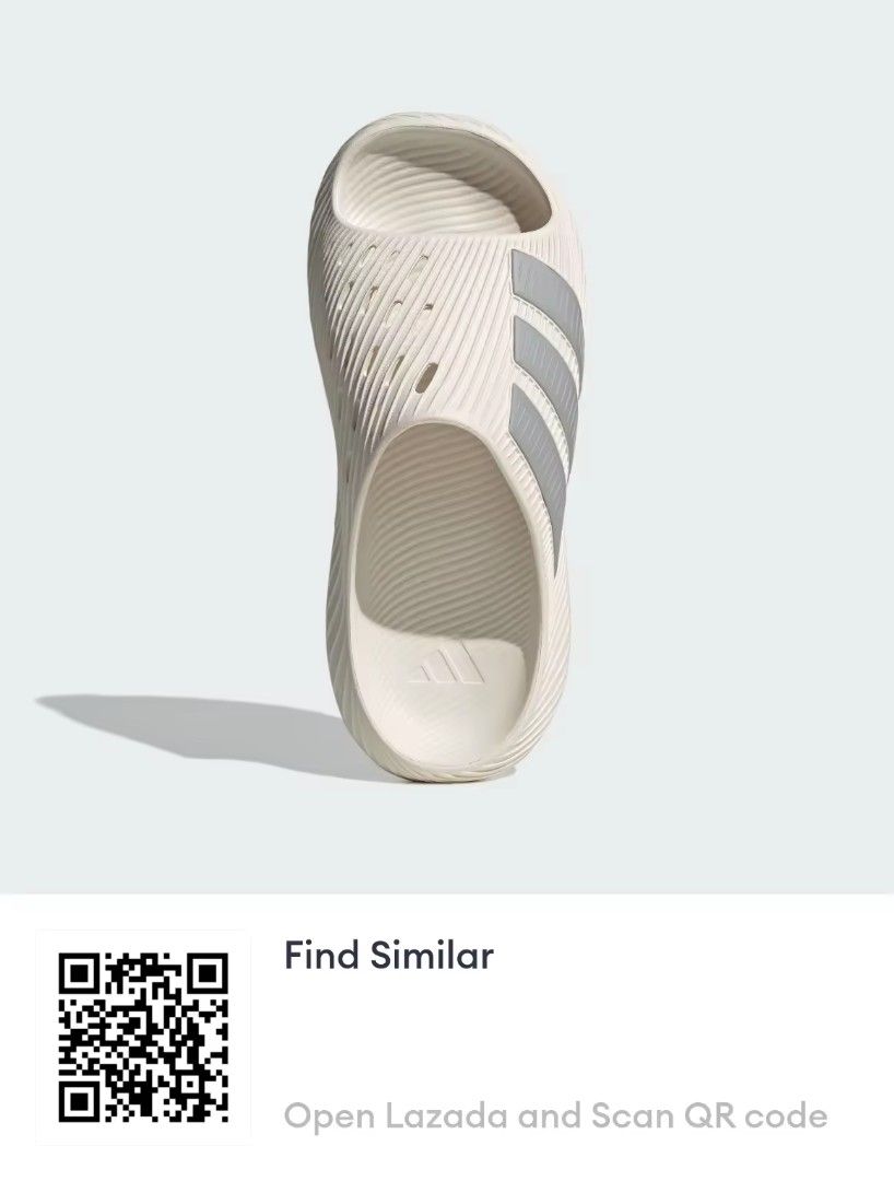 Adidas Adilette Shower Slides Beige Grey (Category: Slippers & Slides) located in Rizal. Submitted by jaimsolshop (Listing ID 1457514047, Image 3). Description: - Adidas Adilette shower slides - Light beige color - Classic grey three stripes on strap - Comfortable and easy to slip on - Ideal for casual wear or after sports - Versatile for everyday use - Last month lang nabili - With box - Almost new.