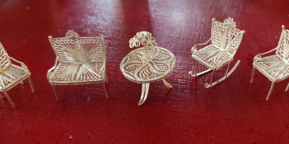 Antique Silver Miniature Living Room Set (Category: Vintage Collectibles) located in Davao. Submitted by papa1919 (Listing ID 1457385933, Image 2). Description: Circa early 1900s. Highly collectible. See similar items from the web in the last photos of the gallery..