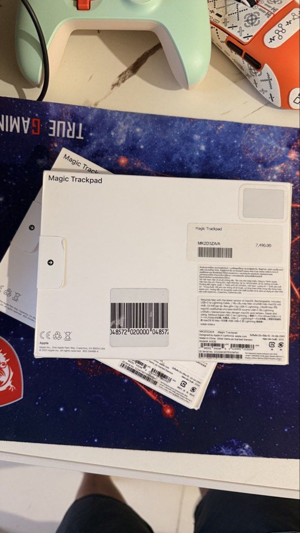 APPLE MAGIC TRACKPAD (BRAND NEW) (Category: Laptops & Notebooks) located in Manila. Submitted by japoyski56761 (Listing ID 1457363536, Image 2). Description: Brand new Sealed Orig Price ₱7,490 Selling for almost half price Color white 2pcs only Pm if interested.
