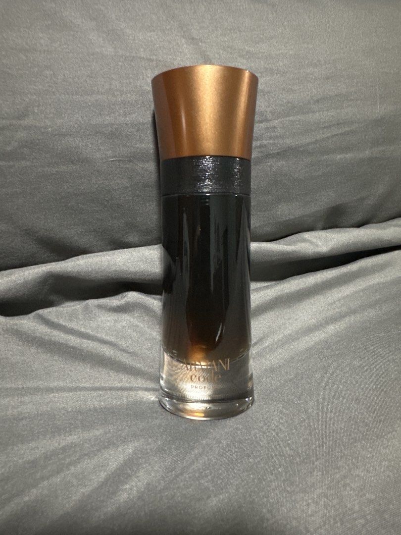 Armani Code Profumo 60ml (Category: Fragrance & Deodorants) located in Singapore. Submitted by jimmynegro (Listing ID 1457497439, Image 1). Description: 95% left no box.