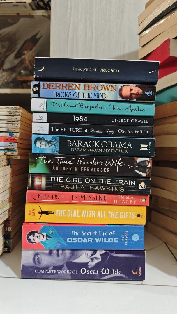 Assorted Novels - Classic Fiction (Category: Storybooks) located in Cabanatuan. Submitted by paogel21 (Listing ID 1457469386, Image 1). Description: - Collection of popular novels - Great for any book lover - 200 each MOP - Gcash, Maya, Maribank.