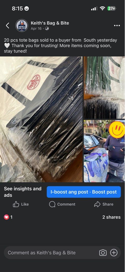 Authentic Classic Navy Blue Trader Joe's Tote (Category: Tote Bags) located in Las Pinas. Submitted by peterjackstone (Listing ID 1457488758, Image 3). Description: Brandnew authentic on hand 🇵🇭 hand carried from USA LOCATION 📍 LAS PIÑAS CITY.