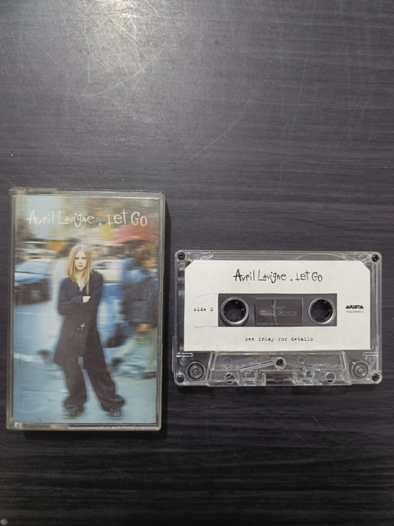 Avril Lavigne Let Go Cassette Tape (Category: CDs & DVDs) located in Cabanatuan. Submitted by carouselhunter007 (Listing ID 1457333321, Image 2). Description: - Avril Lavigne's debut album, Let Go, on cassette tape. - Features hit songs: "Complicated" and "Sk8er Boi". - Comes with the original case and insert booklet. - Plays both Side A and Side B. - Ideal for any Avril Lavigne fan or music collector..