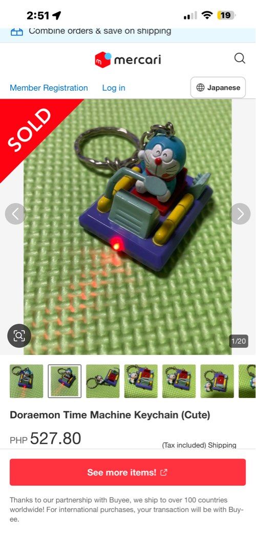 Banpresto Doraemon Light-Up Keychain - Time Machine (Category: Character Goods) located in Zamboanga. Submitted by lcomprendio26013 (Listing ID 1457388809, Image 3). Description: 2 👁PLEASE READ THE DESCRIPTION BEFORE YOU ORDER OR CHAT ME👍 AUTHENTIC Brand: Banpresto Brandnew Price reference posted 📢pay today,ship out tomorrow 📢All picture posted are actual item that will you get 📢📢pg hnd aq makarply dto sa carousel paki messge aq sa peysbuk 
