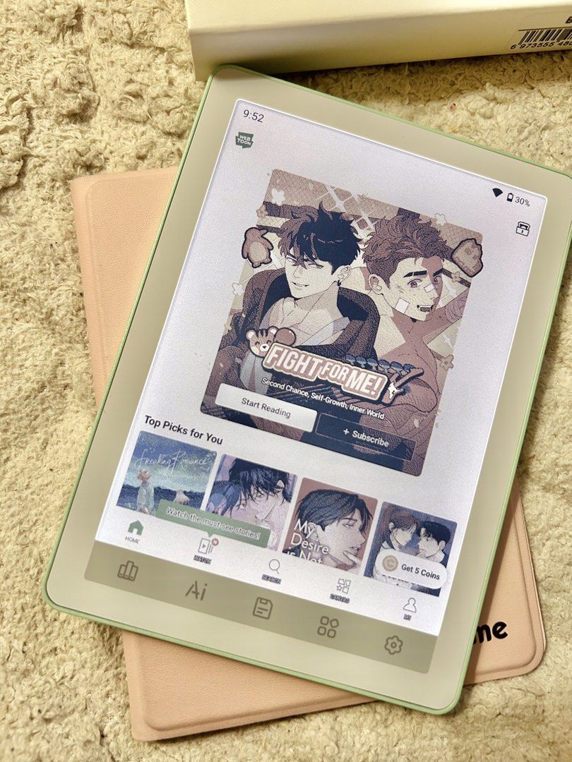 Bigme b6 colored ereader (Category: E-Readers) located in Rizal. Submitted by patchiuu (Listing ID 1457348945, Image 3). Description: Bigme b6 android ereader Lightly used no scratch no issue Good for reading colored Graphic novel, comics, manhwas, webtoon ect. Acquired June 2026 Didn’t use much i have kindle this is my extra ereader. Price is slightly negotiable. Complete with box case and charger..