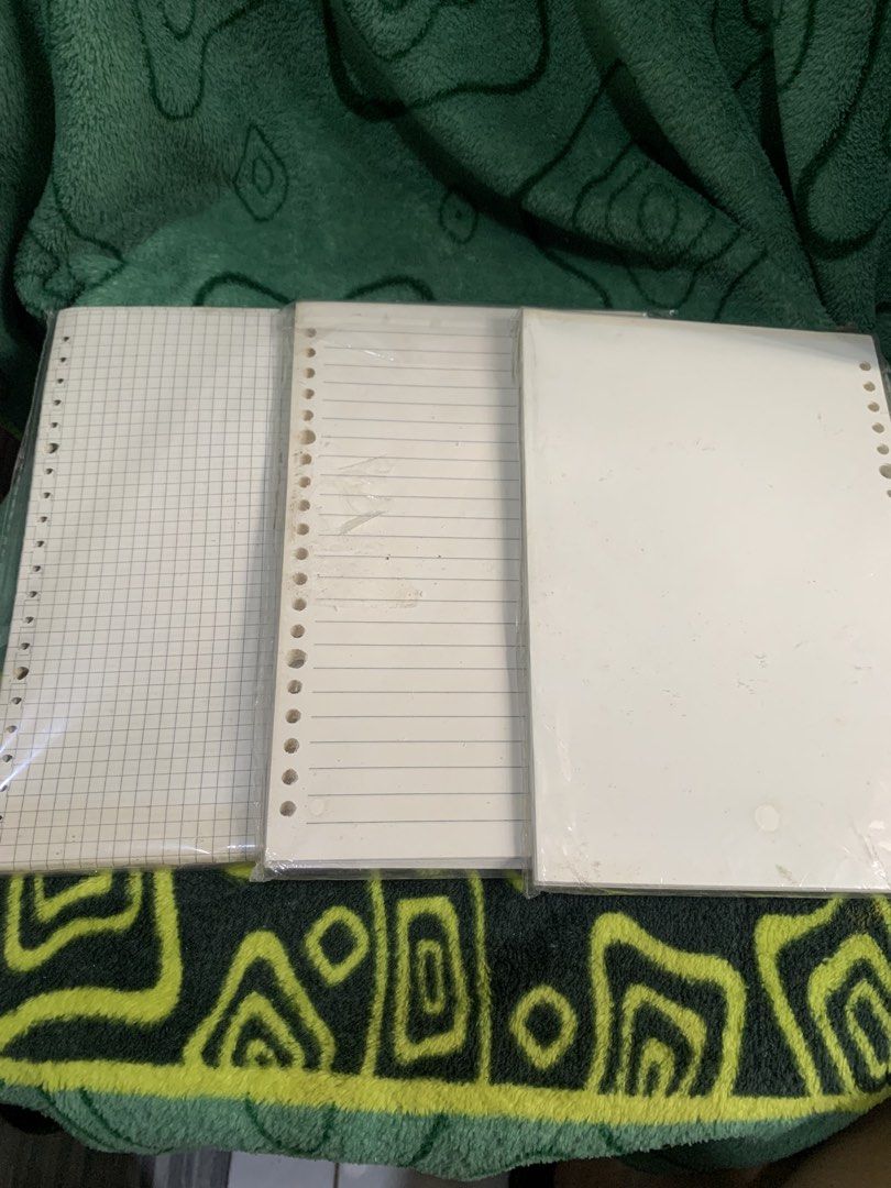 Binder Paper - Grid, Lined, Blank (Category: Stationery & School Supplies) located in Bulacan. Submitted by celinexxxbuyer (Listing ID 1457384268, Image 1). Description: - All paper is pre-punched for standard binders. - Ideal for taking notes, journaling, or school assignments. - Helps you stay organized. -50 each.