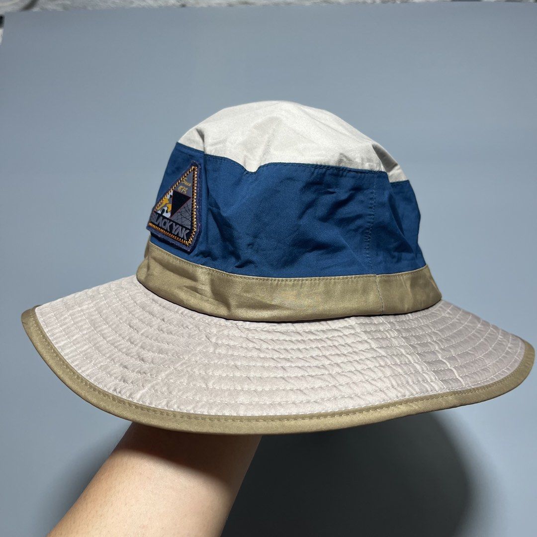 Black Yak outdoor bucket hat (Category: Caps & Hats) located in Bacolod City. Submitted by marmanj (Listing ID 1457404357, Image 2). Description: Black Yak outdoor bucket hat ♻️ •Original - Complete tags •Condition: Like new •Size: Small - Medium •triangular brand patch on the front •Color: Tan / Khaki / Blocked Blue •Color rate: 10/10 •No flaws 🔖Price: ₱750 📌Location: Bacolod City Negros Occidetal ‼️Disclaimer: We are not affiliated with the O