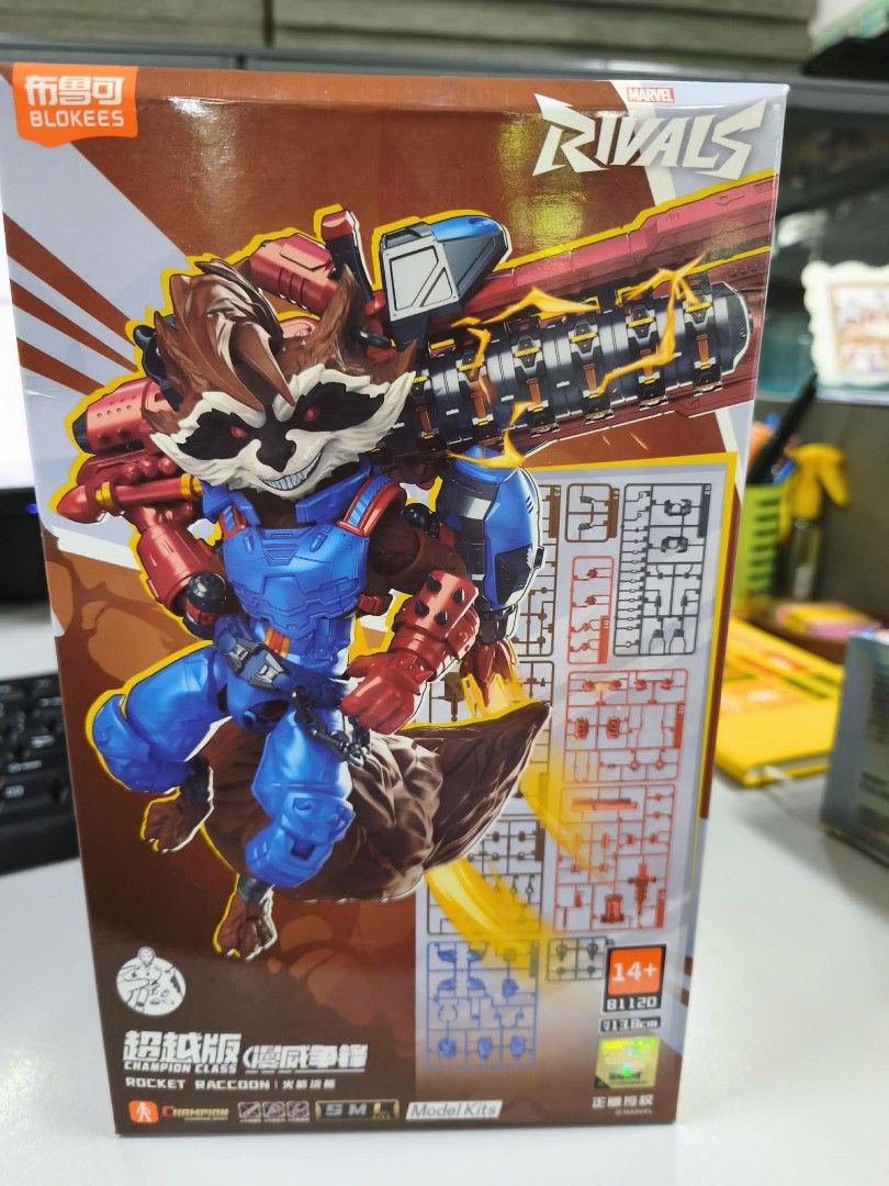 Blokees Marvel Rocket Raccoon (Category: Figurines & Statues) located in San Pablo. Submitted by thebeehivecollectibles (Listing ID 1457386143, Image 1). Description: Enjoy building the figure Blokees Rocket Racoon from Marvel Rivals game version Box may have dents but still unopened Item is in Quezon City Shipping at buyers expense and booking - No COD.