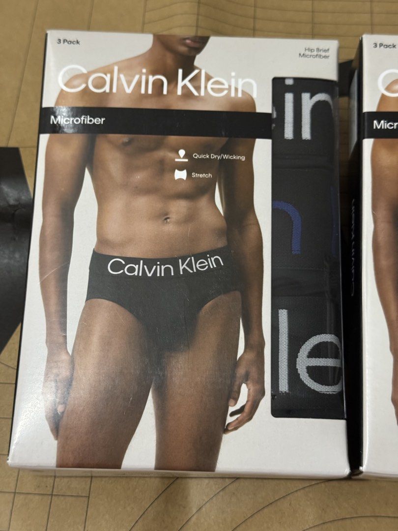 Calvin Klein Microfiber Trunks (3pcs/pack) (Category: Announcements) located in Quezon City. Submitted by branded_jo (Listing ID 1457514912, Image 2). Description: Original Calvin Klein Brief Microfiber 3pcs/pack Color black Size Small & medium Brand new/ sealed box Bough in Australia Lalamove ready.