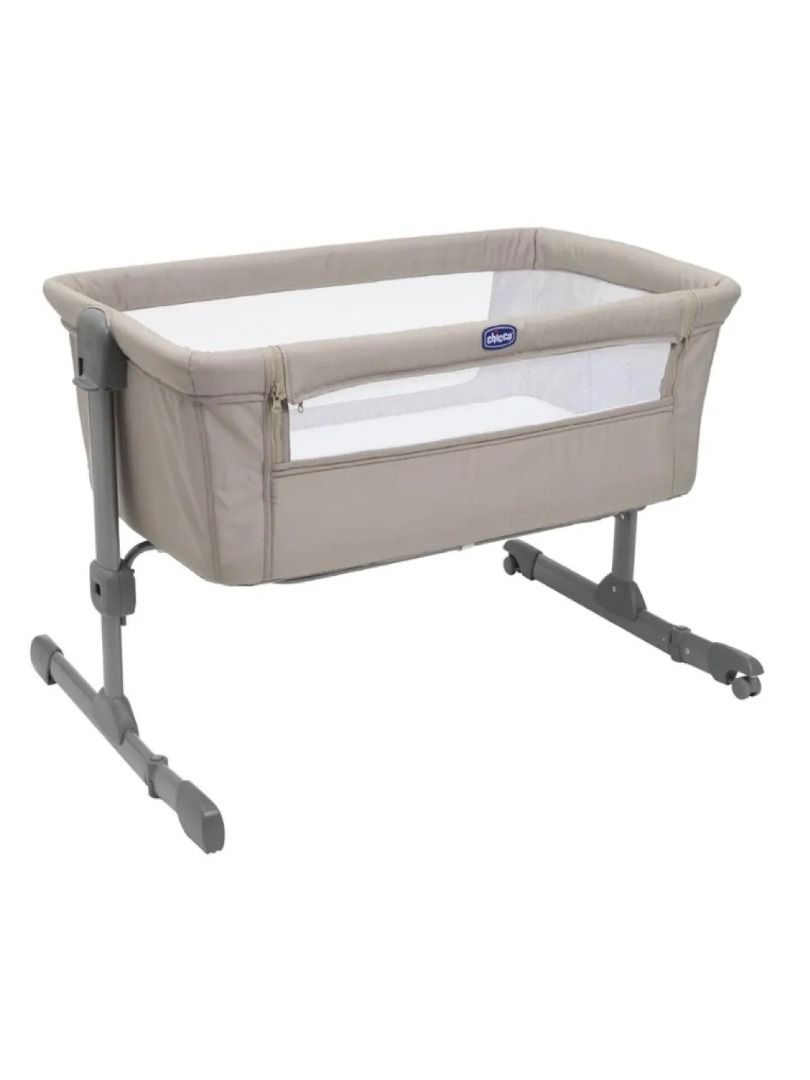 Chicco Next2me Essential Co-Sleeper, Dune (Category: Cots & Cribs) located in Makati City. Submitted by travelfinds34611 (Listing ID 1457373026, Image 3). Description: - Chicco Next2Me Essential Co-Sleeper (ECO version) - Suitable from 0 months up to 9kg - Easy to attach to your bed for safe co-sleeping - Keeps your baby close and secure - Brand new, sealed in original box SRP PHP 11,999.