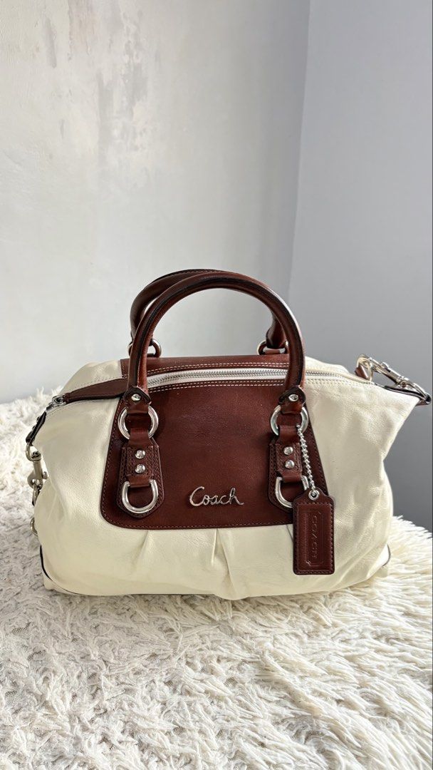 Coach Ashley Leather Satchel (Category: Luxury Bags & Wallets) located in Manila. Submitted by eabellebus23774 (Listing ID 1457361755, Image 1). Description: Never been used. With sales tag. No paper bag or dust bag. Guaranteed authentic from US.