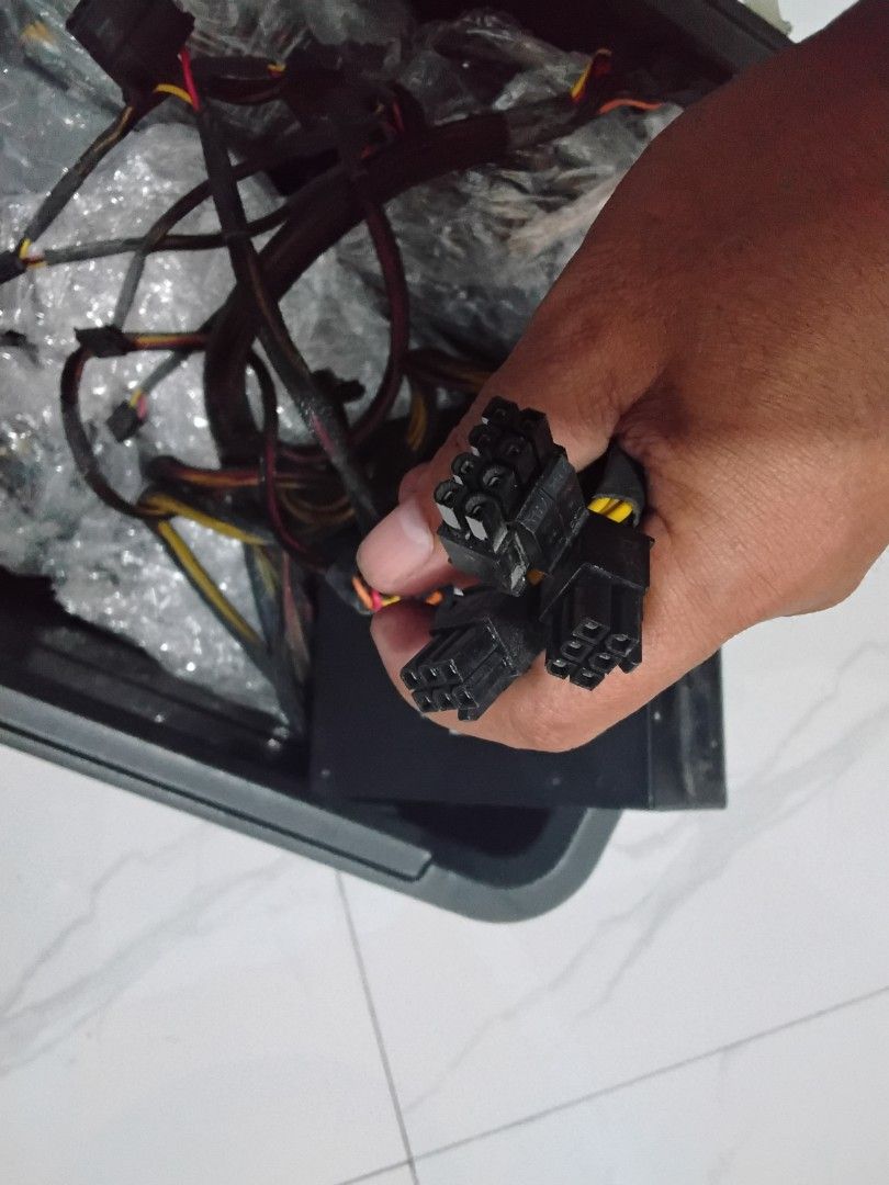 Corsair VS450 Power Supply Unit PSU (Category: Computer Parts) located in Taguig. Submitted by andromerlin09-32071 (Listing ID 1457511360, Image 3). Description: - Corsair VS450 Power Supply Unit - 450W Capacity - Tested and confirmed working - Removed from a working PC - All necessary cables and connectors included - Ideal for PC upgrades or new builds - Selling because it's no longer needed.