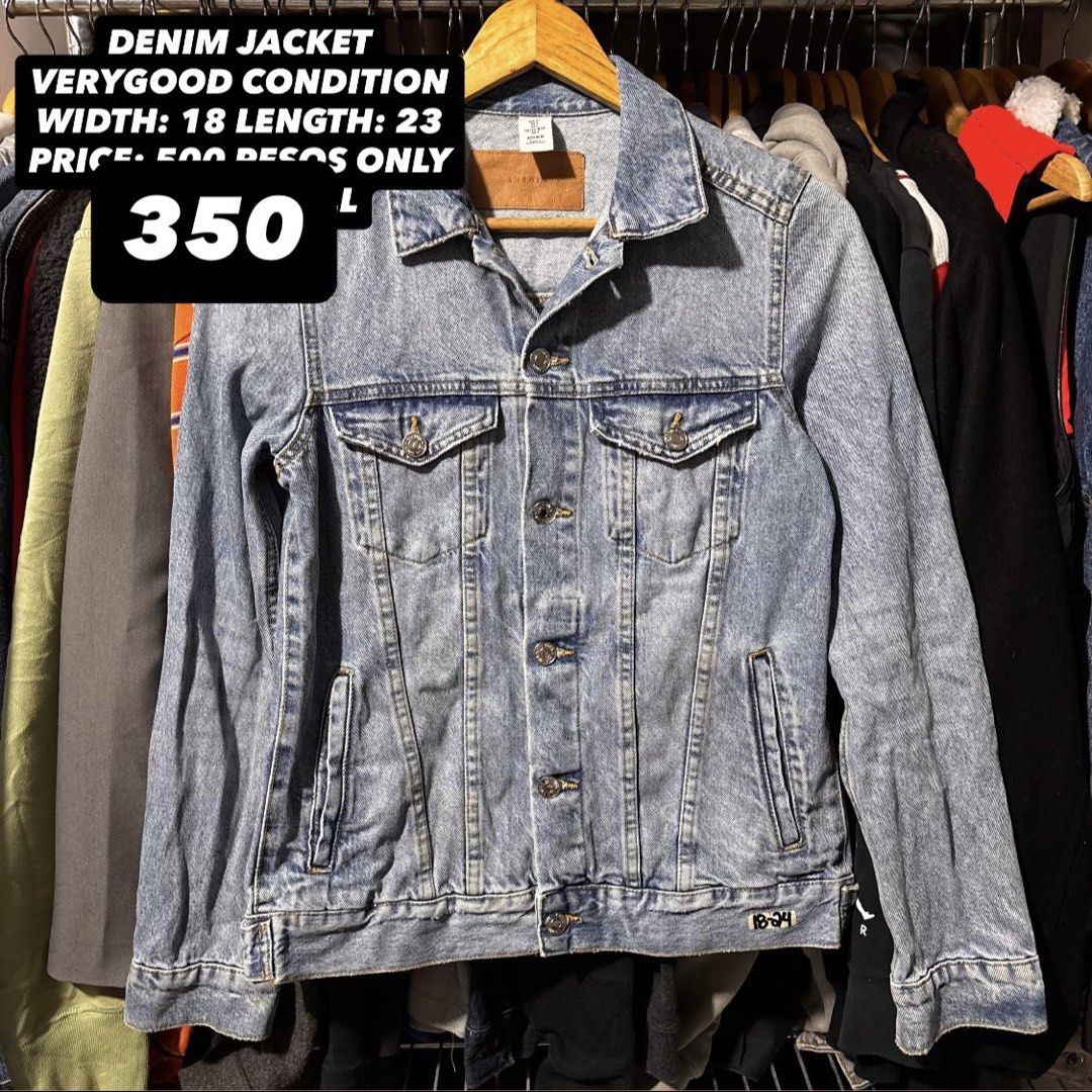 Denim Jacket (Category: Coats, Jackets and Outerwear) located in Caloocan City. Submitted by bonsatocha43876 (Listing ID 1457493814, Image 1). Description: 📌 Location: Pilar Village, Las Piñas City 🚛 Courier: JNT Express 📩 DM us for more. 🛒 Open for reservation, Need Down Payment Atleast 100 pesos. There's a lot of new stuff available, kindly visit my page "Take 'em All". .